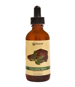 Chocolate Liquid Stevia Extract, Vitacost (59ml)